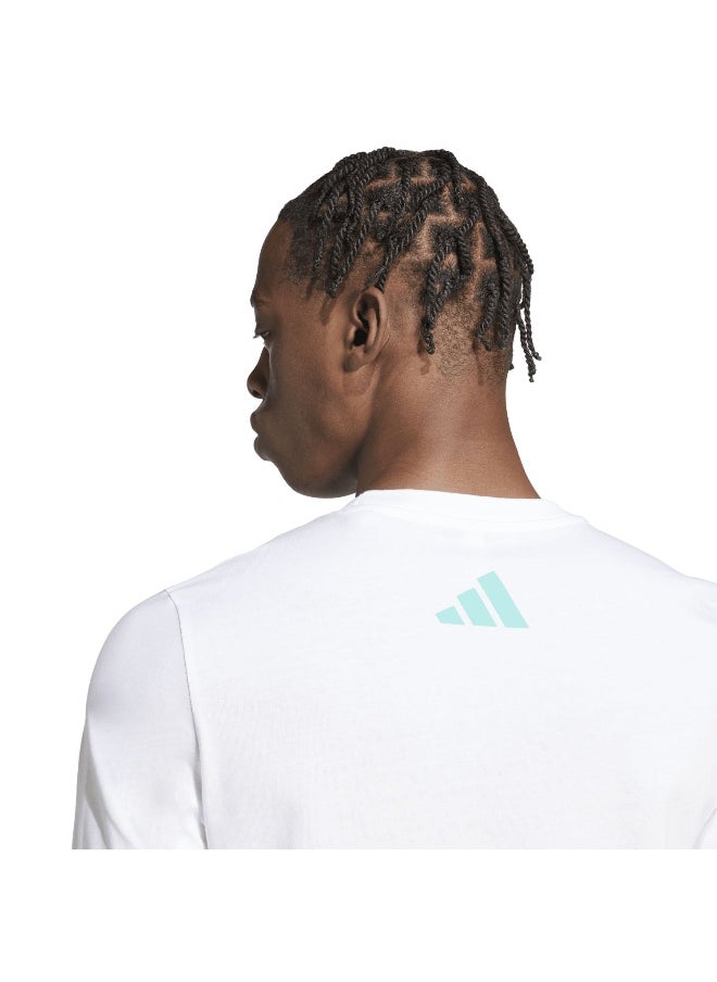 Adidas Mer Dna Gftee M White Motorsport T-Shirts For Men Xs