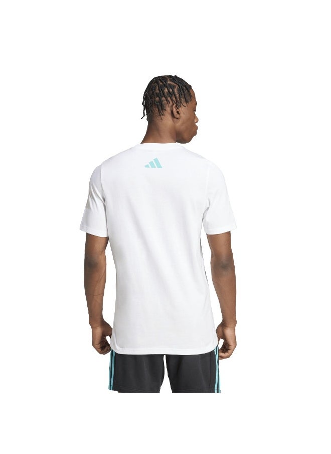 Adidas Mer Dna Gftee M White Motorsport T-Shirts For Men Xs