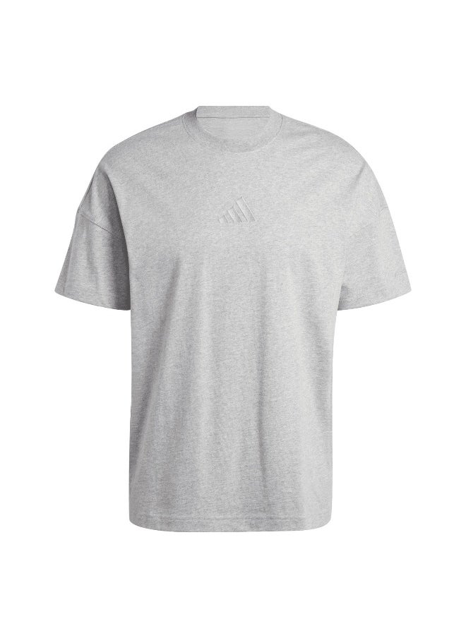 Adidas M A Szn T Grey Training T-Shirts For Men Xs