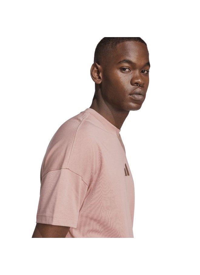 Adidas M A Szn T Pink Training T-Shirts For Men Xs
