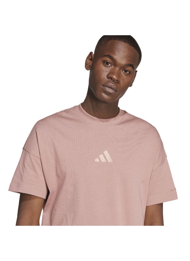 Adidas M A Szn T Pink Training T-Shirts For Men Xs