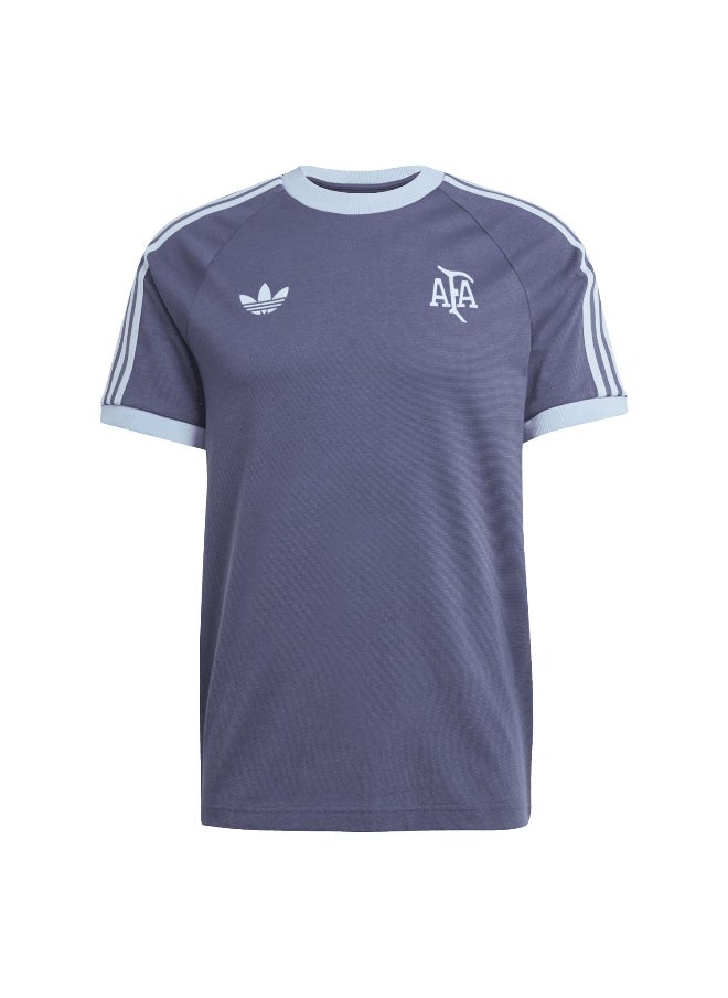 Adidas Afa Anniv Tee Blue Football T-Shirts For Men Xs