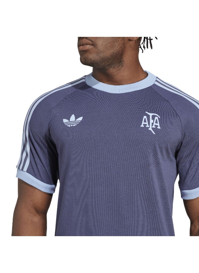 Adidas Afa Anniv Tee Blue Football T-Shirts For Men Xs