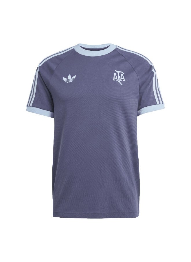Adidas Afa Anniv Tee Blue Football T-Shirts For Men Xs