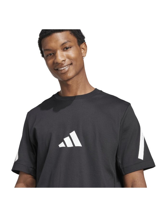 Adidas M Z.N.E. Tee Black Training T-Shirts For Men Xs