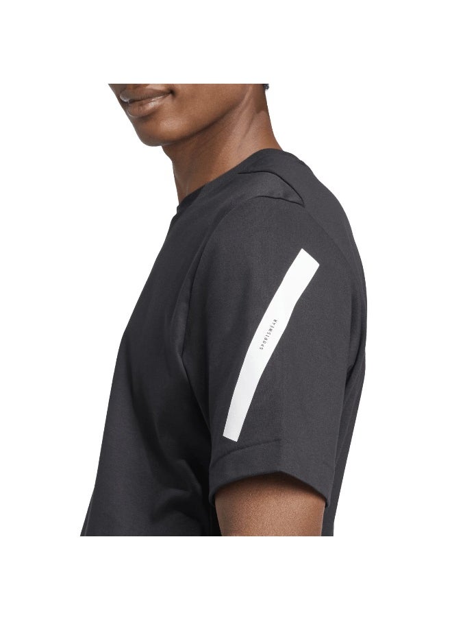 Adidas M Z.N.E. Tee Black Training T-Shirts For Men Xs