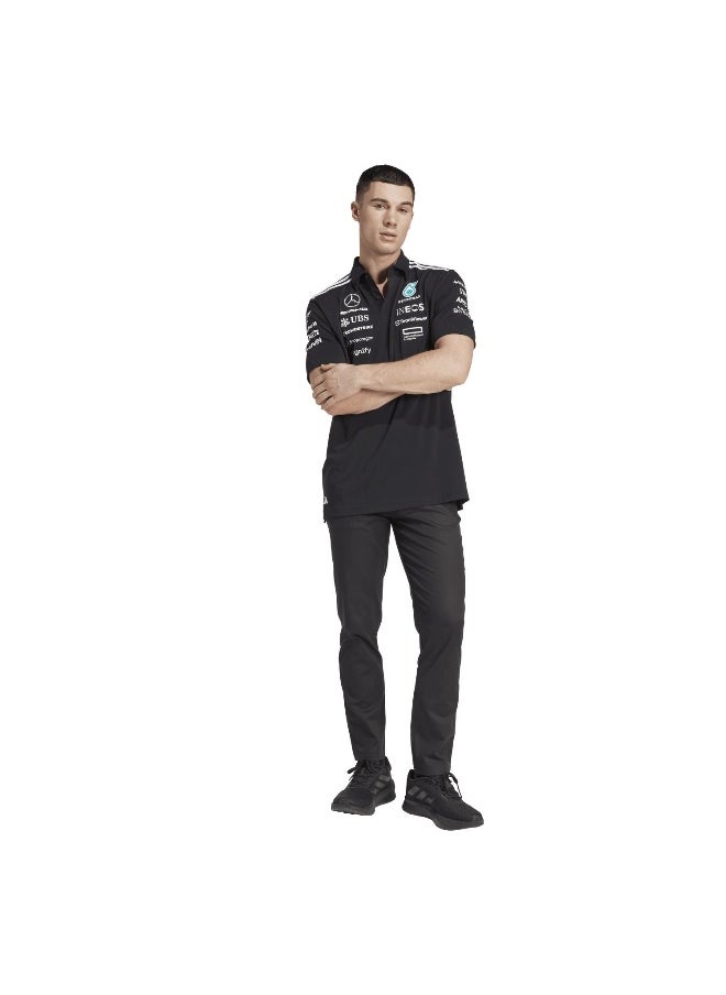Adidas Mer Tm Polo Bm Black Motorsport Polo Shirts For Men Xs