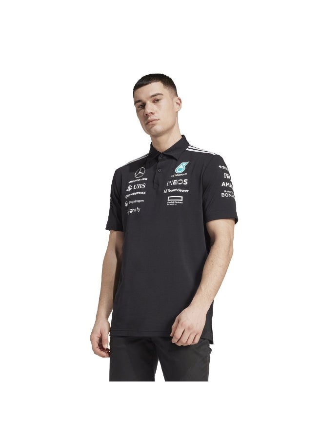 Adidas Mer Tm Polo Bm Black Motorsport Polo Shirts For Men Xs