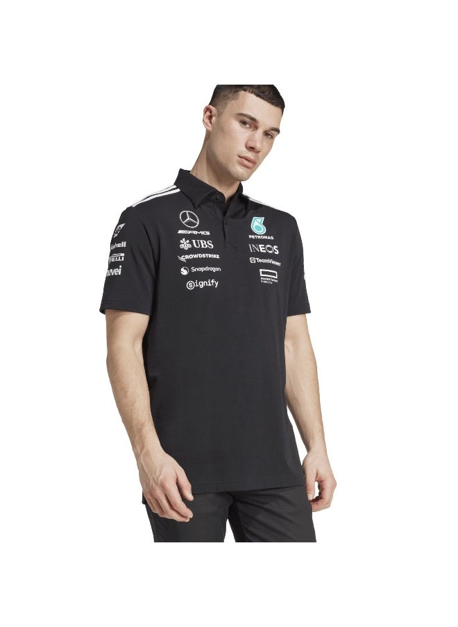 Adidas Mer Tm Polo Bm Black Motorsport Polo Shirts For Men Xs