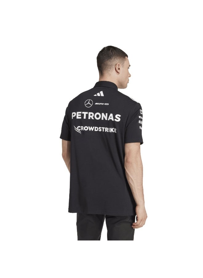 Adidas Mer Tm Polo Bm Black Motorsport Polo Shirts For Men Xs