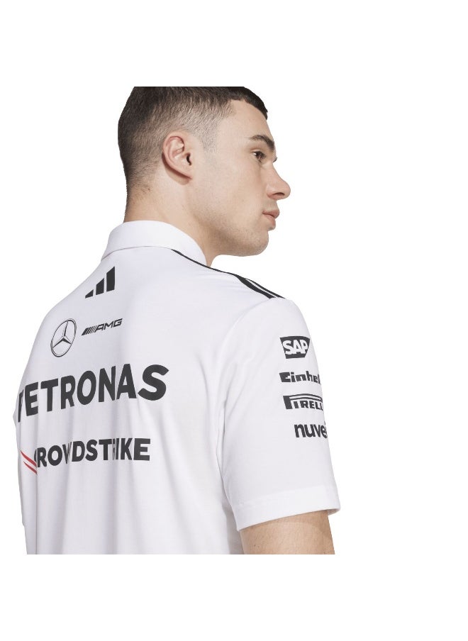 Adidas Mer Tm Polo Wm White Motorsport Polo Shirts For Men Xs