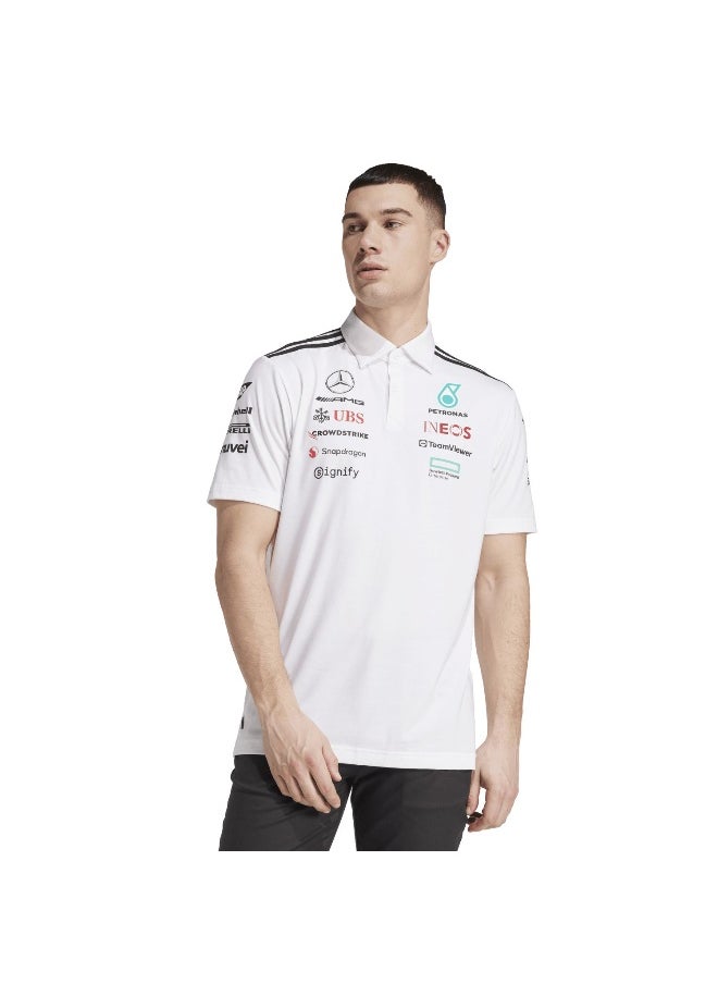 Adidas Mer Tm Polo Wm White Motorsport Polo Shirts For Men Xs