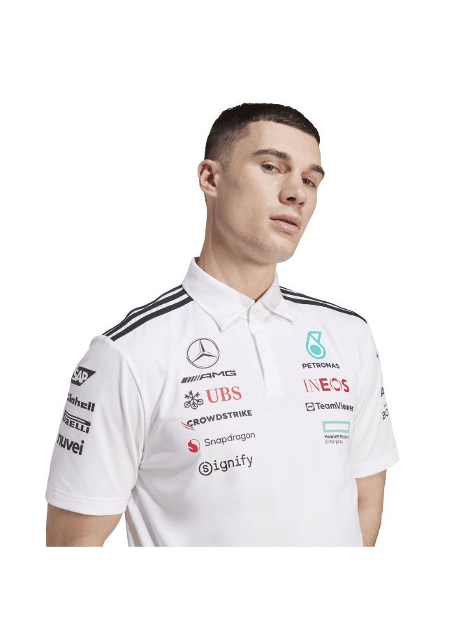 Adidas Mer Tm Polo Wm White Motorsport Polo Shirts For Men Xs