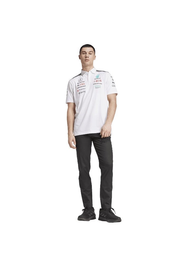 Adidas Mer Tm Polo Wm White Motorsport Polo Shirts For Men Xs