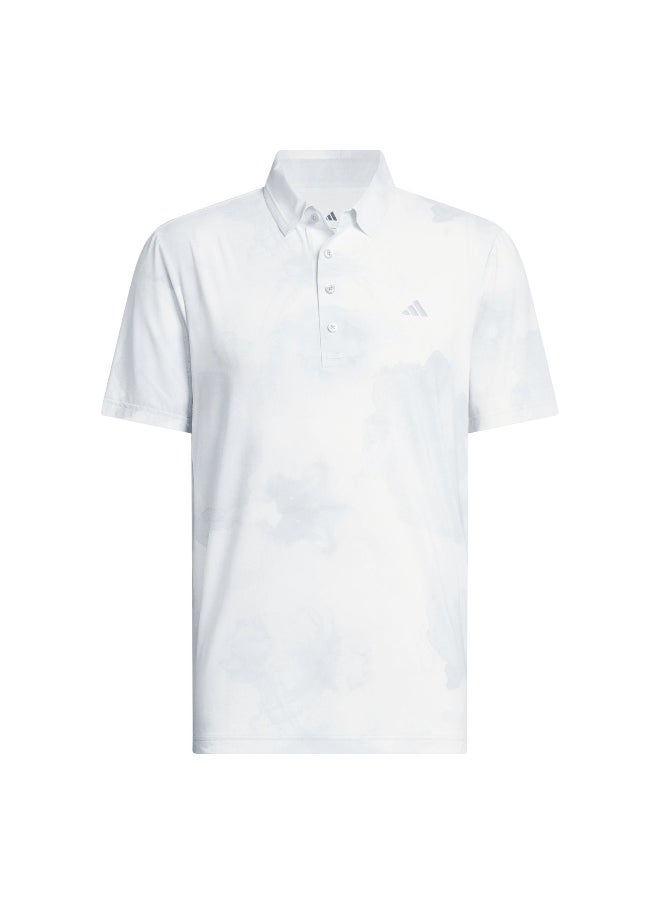 adidas ultimate365 tour printed cool feeling left chest men polo t-shirt