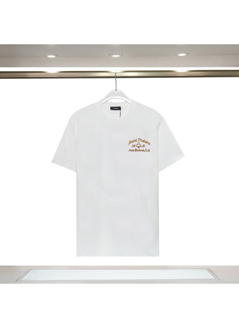 2024 Spring Summer AMIRI Print Unisex Cotton Tee White