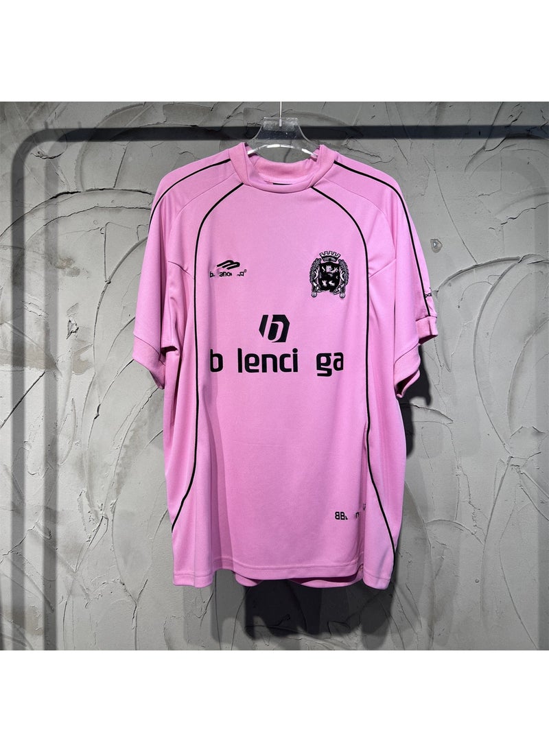 B-Brand Man Utd Embroidered Mesh Tee Pink