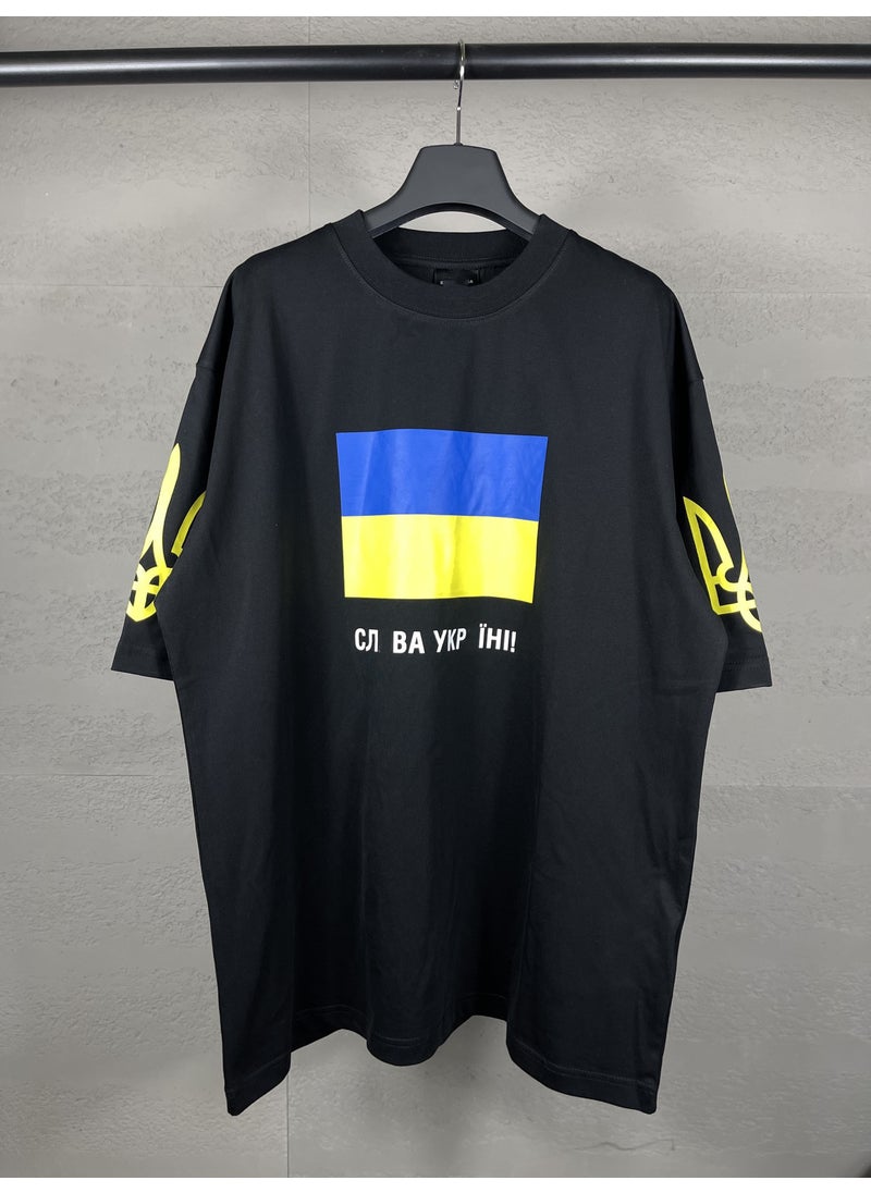 2023 Spring Charity Edition QR Print Unisex Black Tee Black