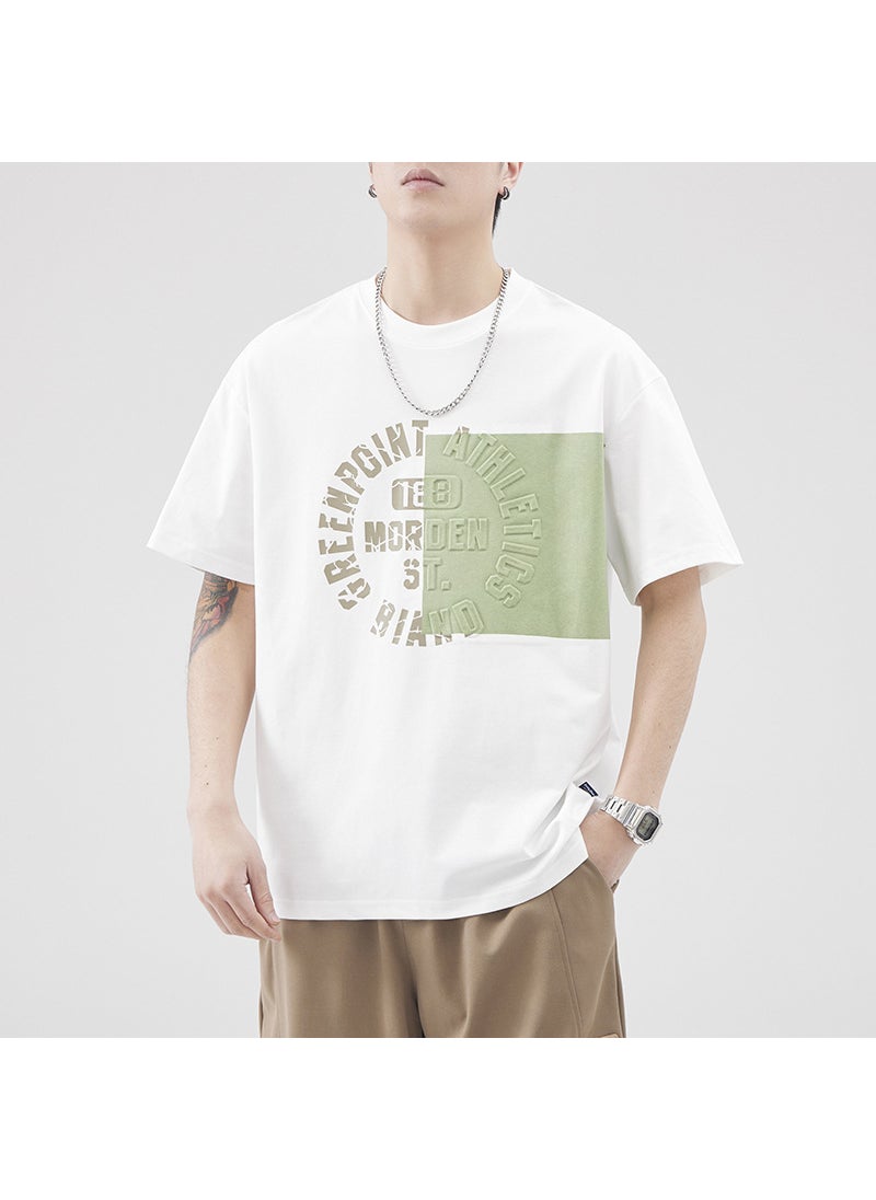 2024 Summer Ice-Cotton Printed Mens Tee Black