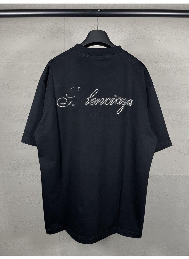 Stylish Parisian Tee for Men  Women Black