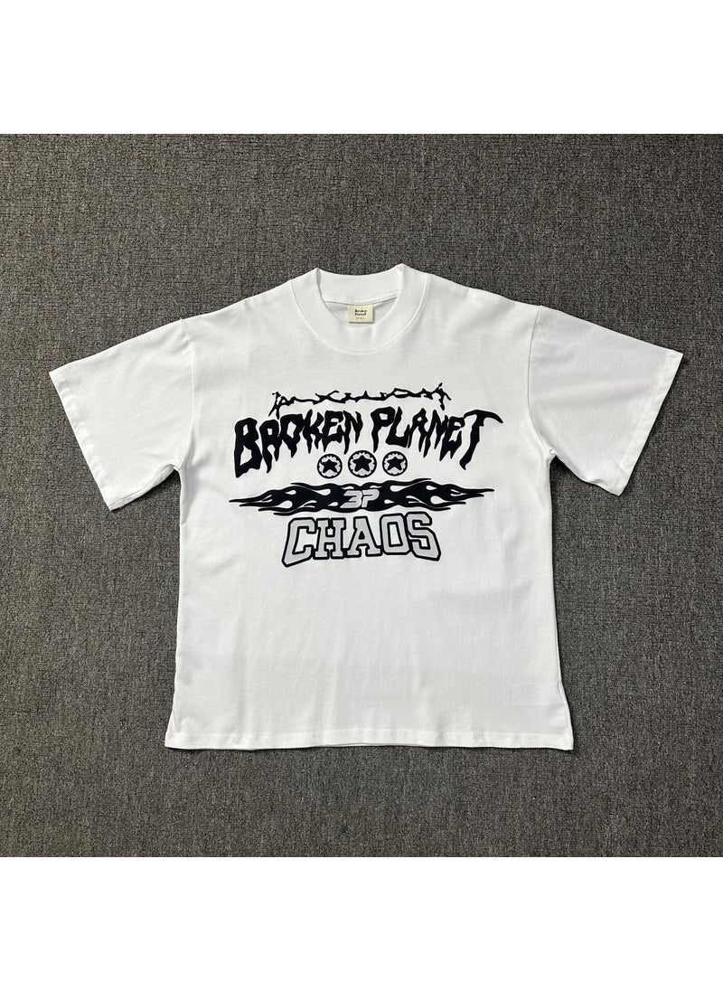 Broken Planet Cotton Unisex Tee BP-T118 white