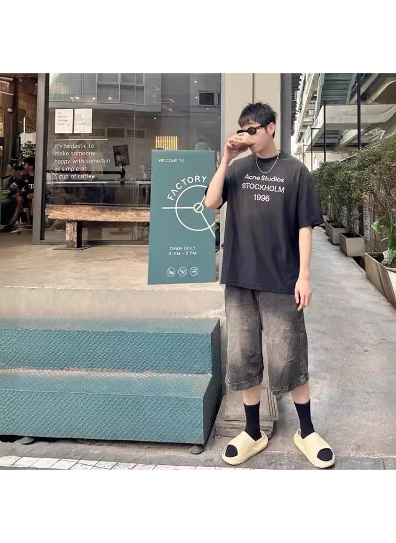 AS1996 Vintage Washed Gradient Tee Grey