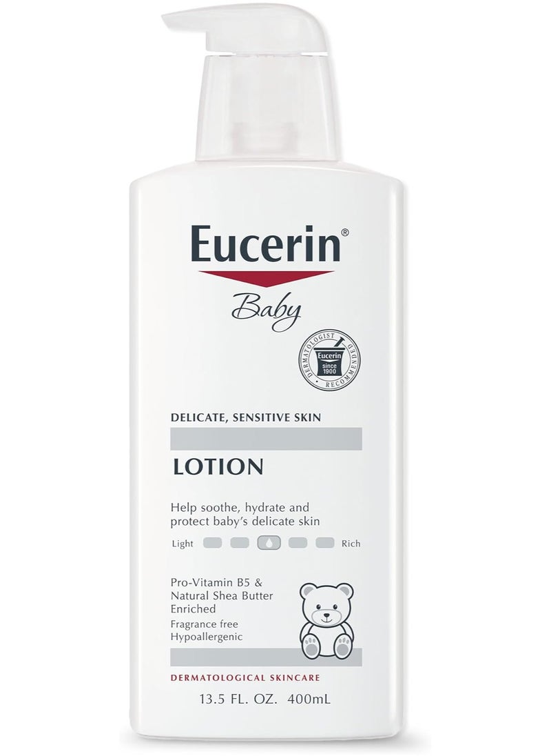 Eucerin, Baby Lotion, Fragrance Free, 13.5 fl oz (400 ml)