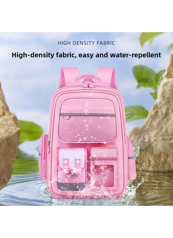 Kulomi Male And Female Primary School Schoolbag One, Two, Three To Six Grades Children's Ridge Protection Backpack Wholesale-Color:Royal Blue-Size:Small Size 3 Cards + Doll (doll) + Pencil Case