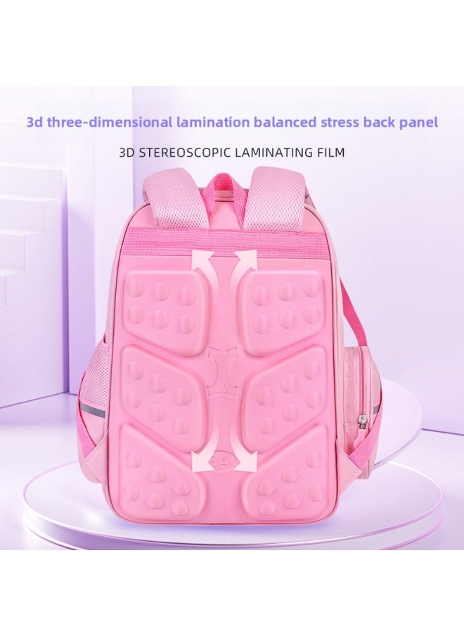 Kulomi Male And Female Primary School Schoolbag One, Two, Three To Six Grades Children's Ridge Protection Backpack Wholesale-Color:Royal Blue-Size:Small Size 3 Cards + Doll (doll) + Pencil Case