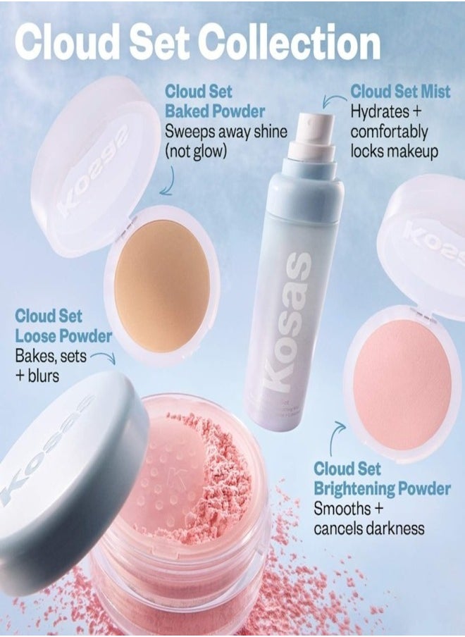 Kosas Cloud Set Light Fixing & Smoothing Mist 95ml – Weightless Makeup Setting Spray for a Soft-Focus Finish