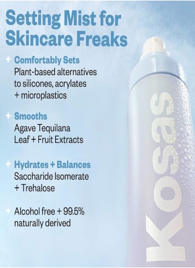 Kosas Cloud Set Light Fixing & Smoothing Mist 95ml – Weightless Makeup Setting Spray for a Soft-Focus Finish