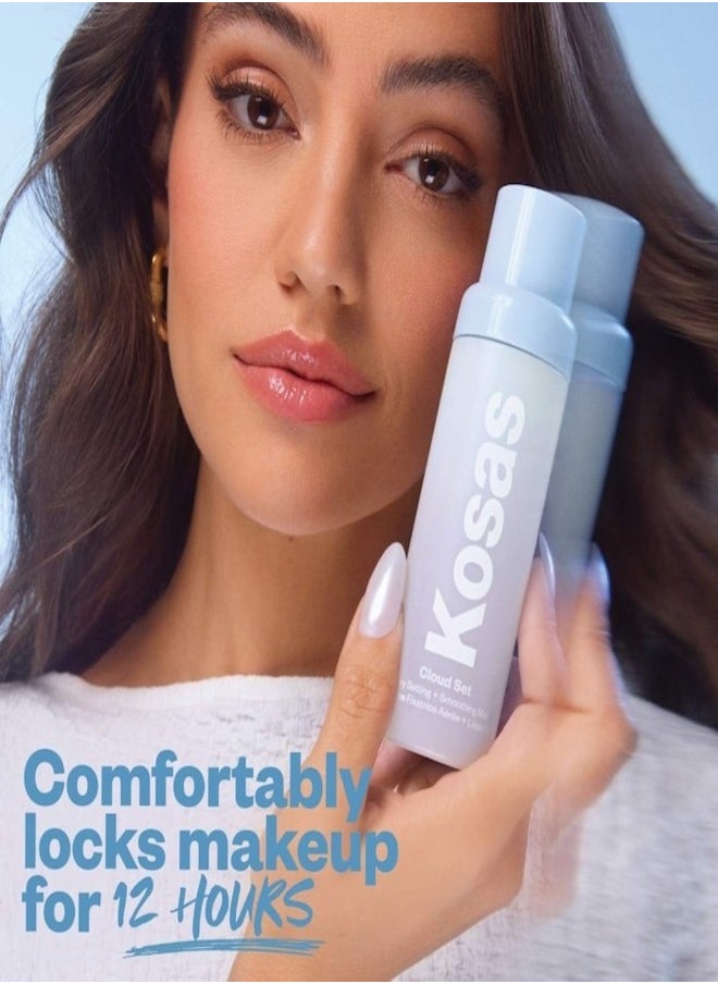 Kosas Cloud Set Light Fixing & Smoothing Mist 95ml – Weightless Makeup Setting Spray for a Soft-Focus Finish