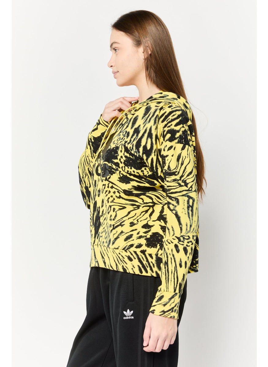 Women Sportswear Fit Long Sleeve Outdoor Sweatshirt, Multicolor