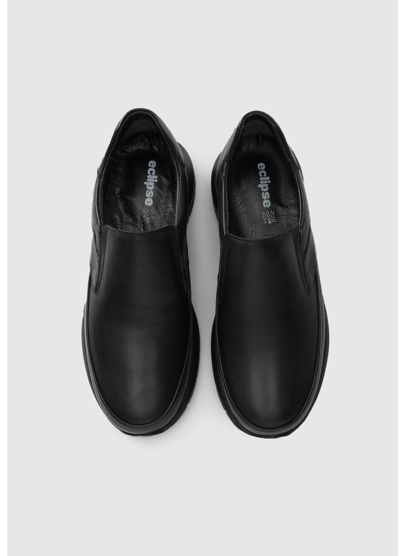 Black Leather Men's Shoes