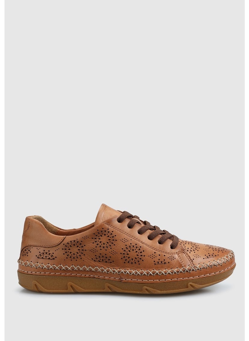 Tan Leather Women's Shoes
