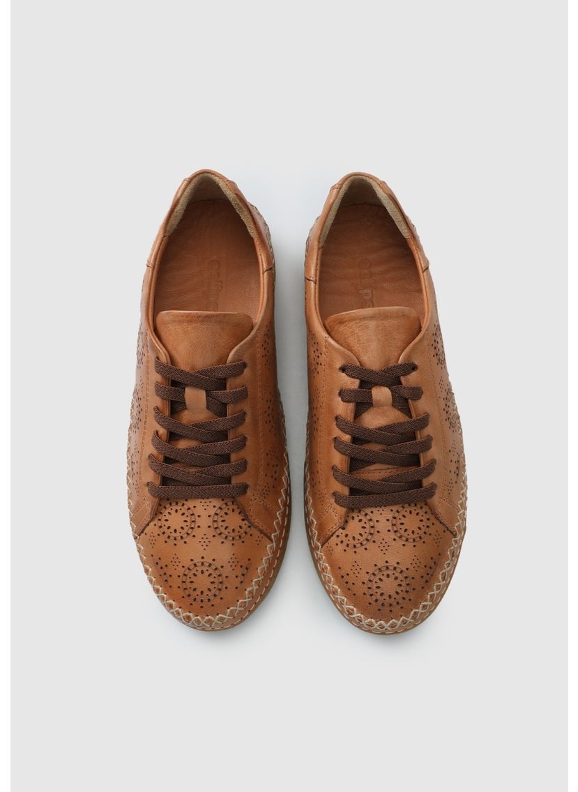 Tan Leather Women's Shoes