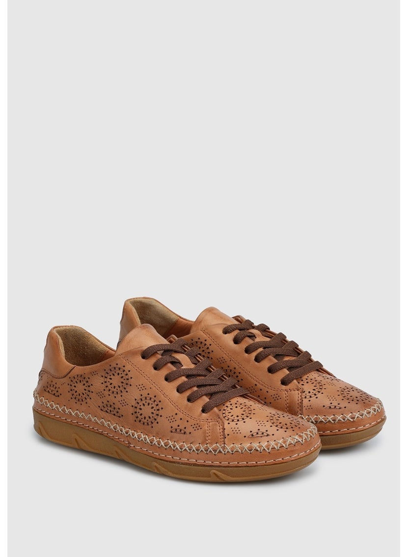 Tan Leather Women's Shoes