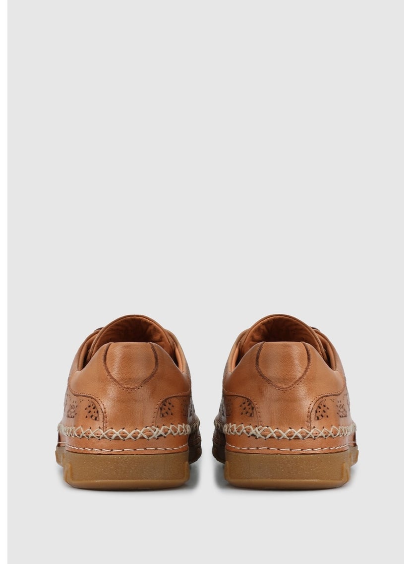 Tan Leather Women's Shoes
