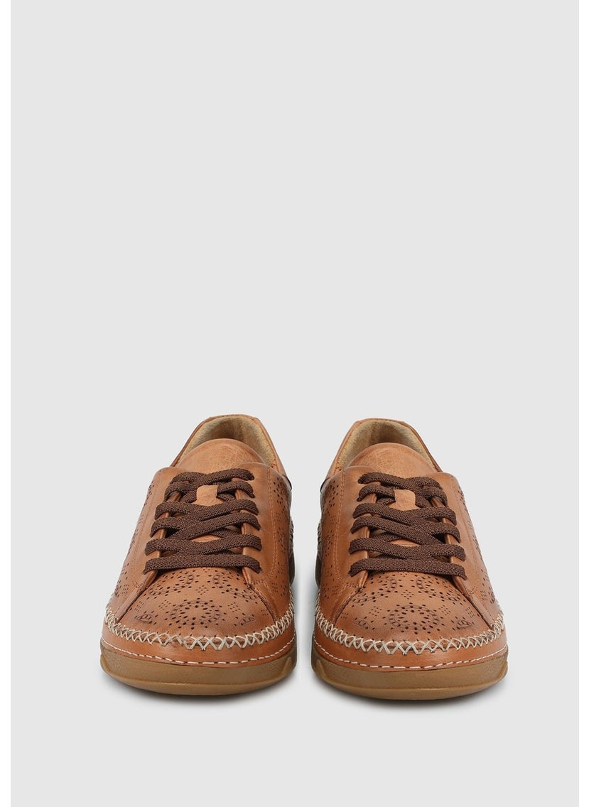 Tan Leather Women's Shoes