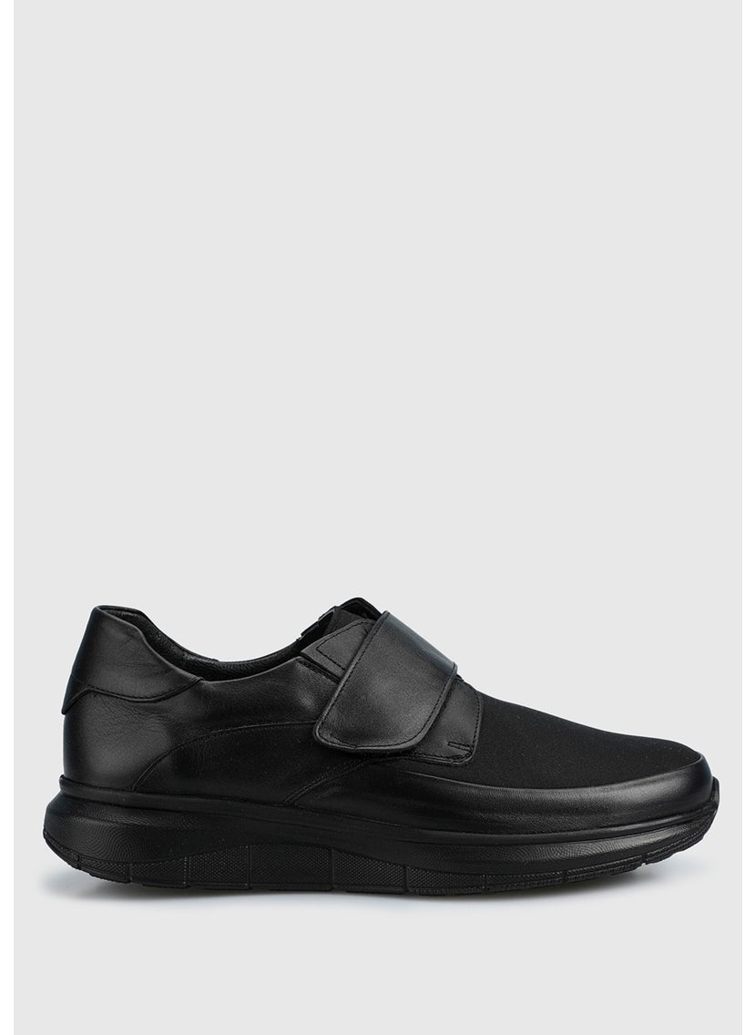 Black Leather Men's Shoes