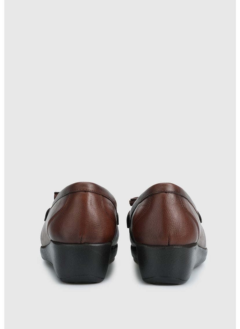 Tan Leather Women's Shoes