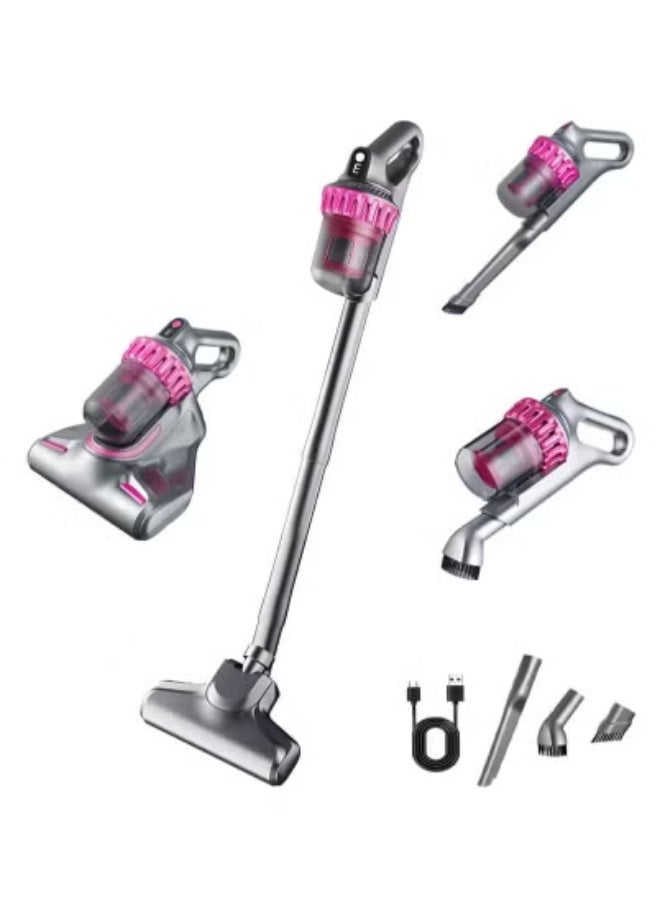 4-in-1 Cordless Vacuum Cleaner | 10,000Pa Powerful Suction | UV Mite Removal | Ultra-Quiet & Lightweight | HEPA Filter | Ideal for Home, Car, Pet, Mattress & Carpet Cleaning