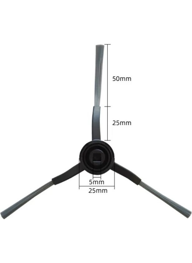 Viomi V5 V5 Pro Alpha 2 Pro Compatible Spare Side Brush-2 Pieces