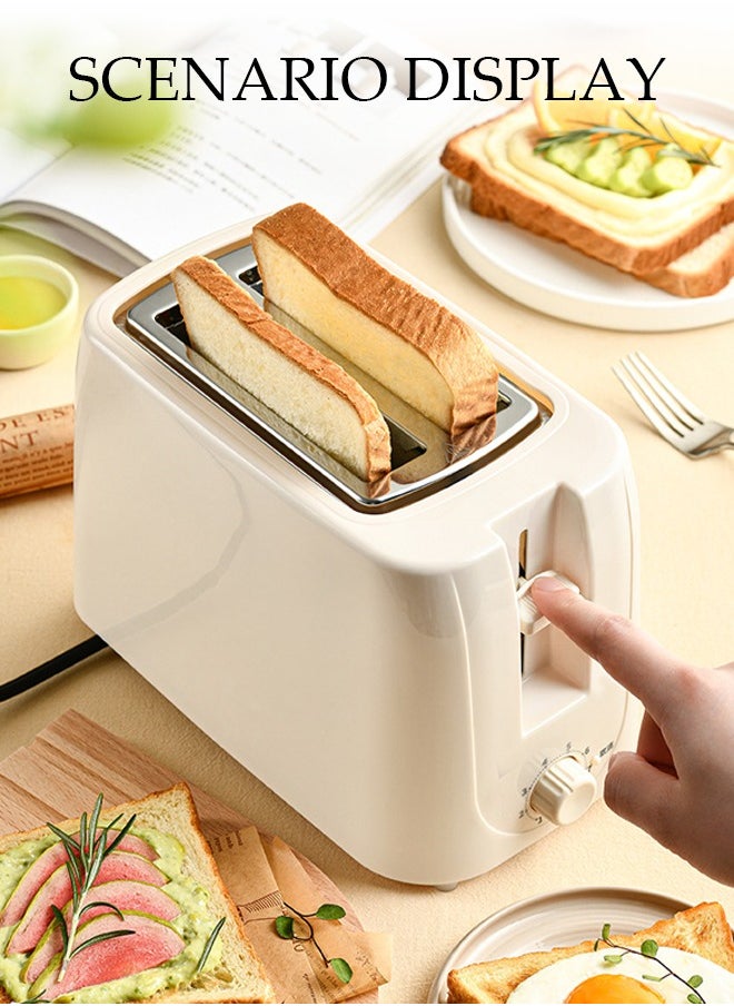 Two-Slice Stainless Steel Pop-Up Toaster, Extra-Wide Slots, With Cancel Feature, Eight Variable Heat Settings, Removable Pull-Out Crumb Tray, Bread, Breakfast