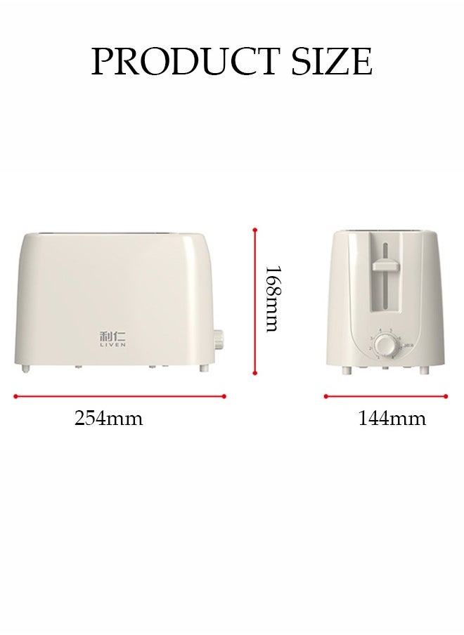 Two-Slice Stainless Steel Pop-Up Toaster, Extra-Wide Slots, With Cancel Feature, Eight Variable Heat Settings, Removable Pull-Out Crumb Tray, Bread, Breakfast