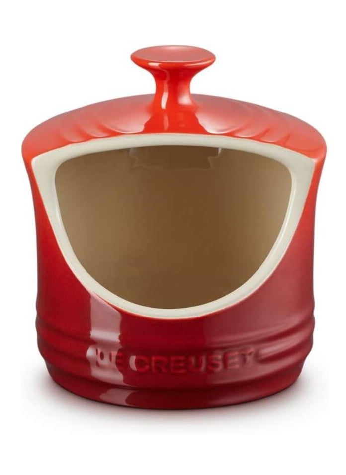 Le Creuset Stoneware Salt Crock, 10 oz., Cerise