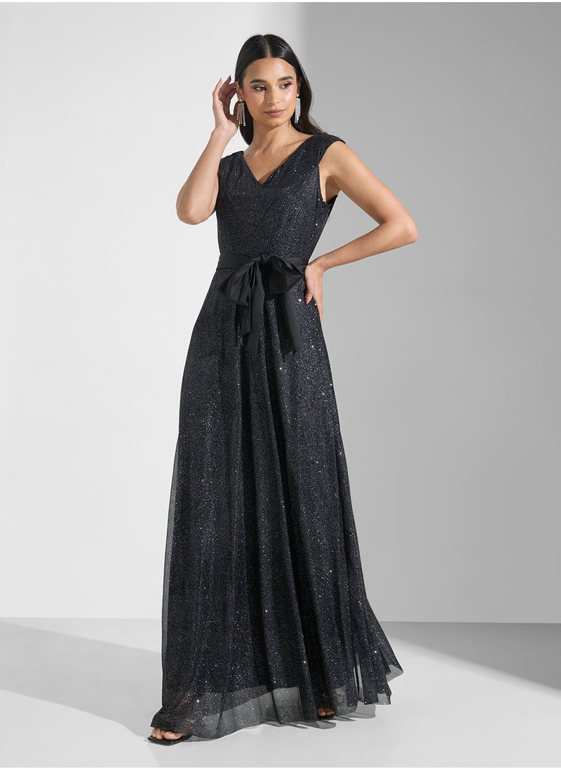 Glittery Evening Dress