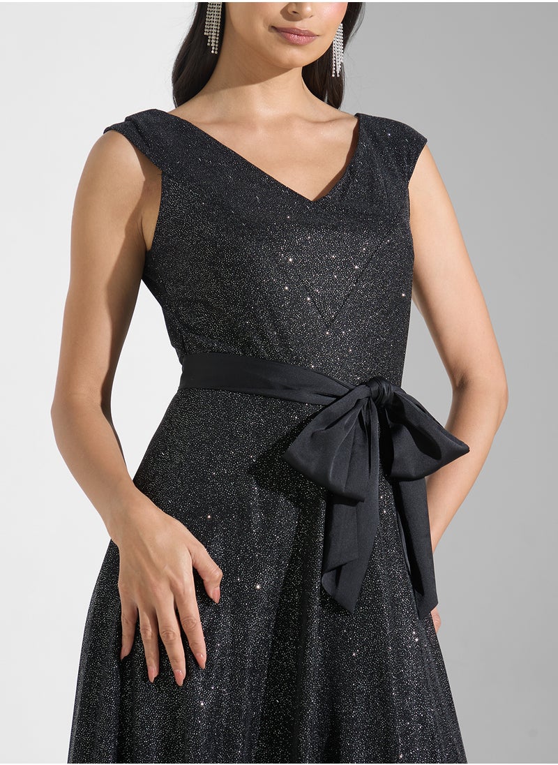 Glittery Evening Dress