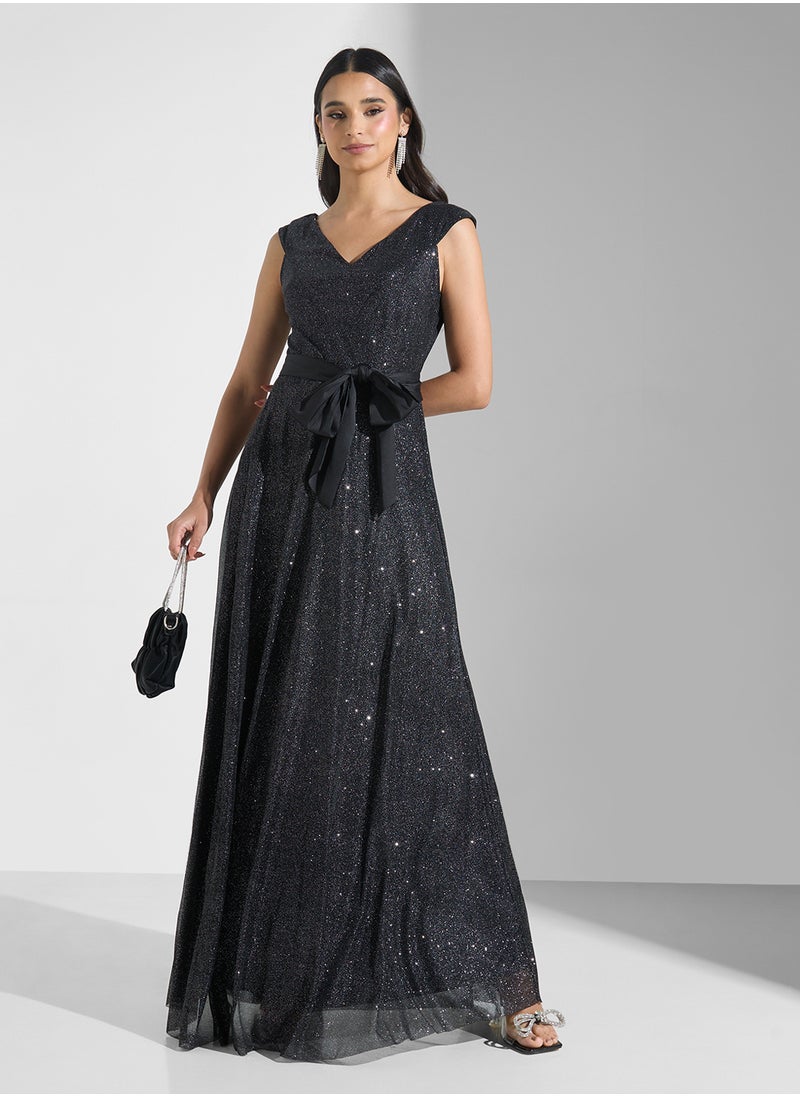 Glittery Evening Dress