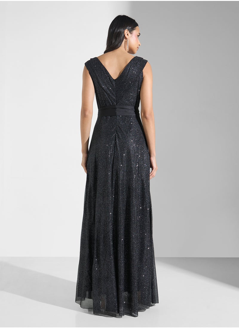 Glittery Evening Dress
